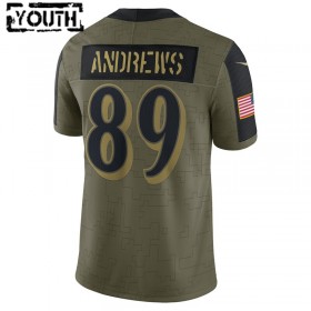 Baltimore Ravens Tröjor Mark Andrews 89 Nike 2021 Salute to Service - Barn